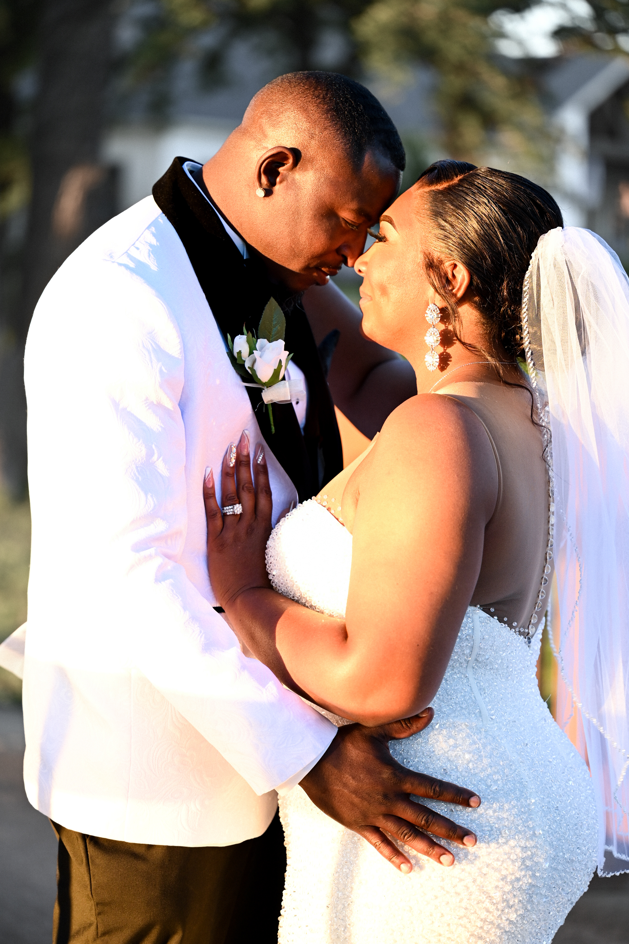 Elegant wedding setting captured by Providence Photography